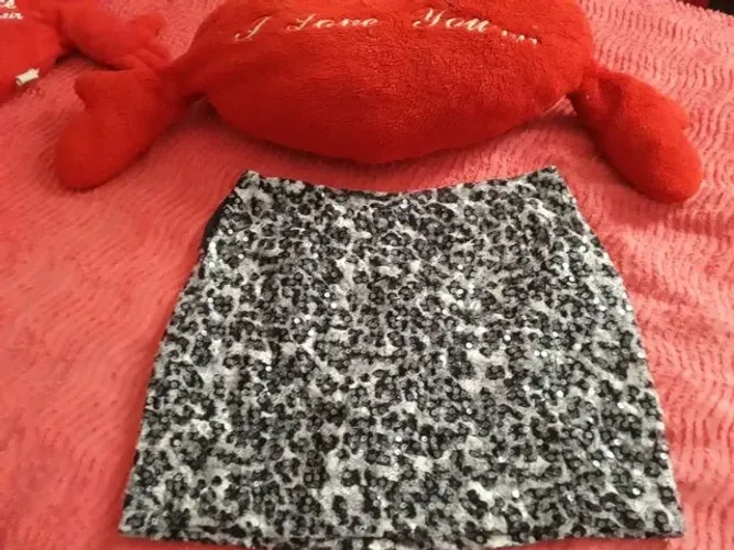 saia de paetes animal print