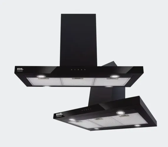 Coifa e depurador de ilha EOS ECO90ITDP 220V preto na caixa sem uso