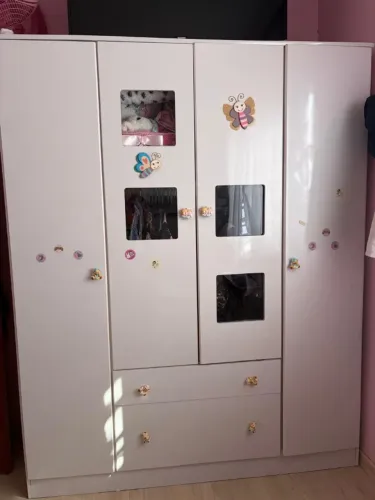 Guarda roupas Infantil Branco Lacca Semi Novo ótimo estado
