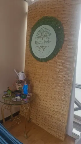 Painel lindo de bambu