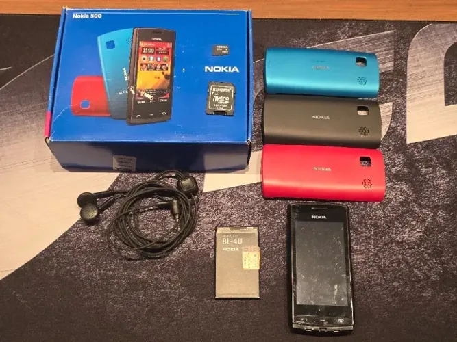 Celular Nokia 500 Completo Antigo Raro Colecionador