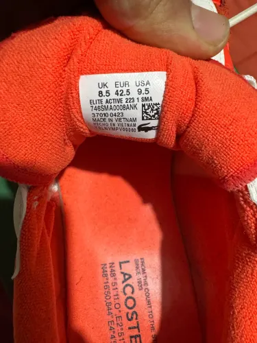 Vendo tênis Lacoste zero bala
