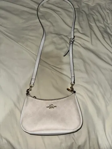 Bolsa Branca Coach Monograma