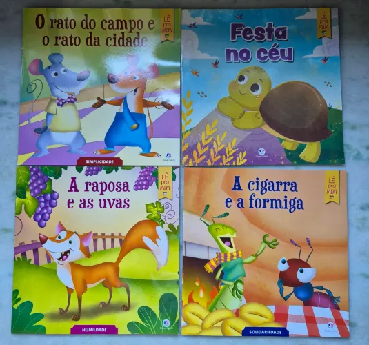 Nove livros de histórias infantis Novos