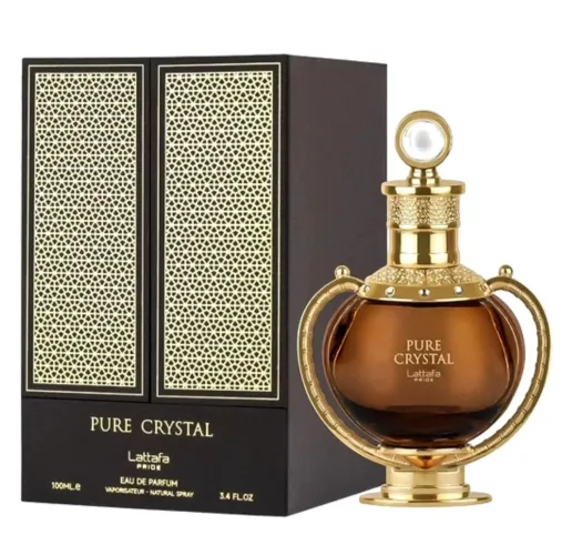 Perfume Lattafa Pure Crystal Eau de Parfum Unissex 100ML 