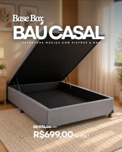 BASE BAU CASAL PEÇA NOVA EMBALADA