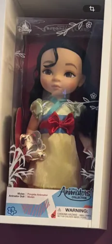 Boneca Mulan Disney Animators? Collection Original na Caixa - Colecionável