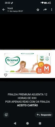 Fraldas descartáveis