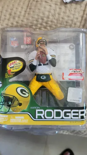 Boneco, Action Figure, AARON RODGERS MCFARLANE NFL 30 GREEN BAY PACKERS
