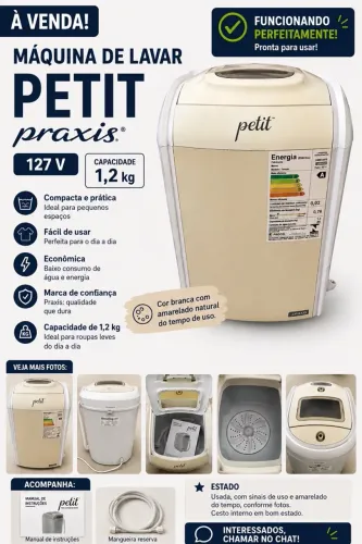Máquina de lavar Petit