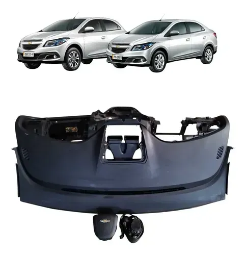 Kit Airbag Chevrolet Onix Prisma 2015 A 2019 Preto