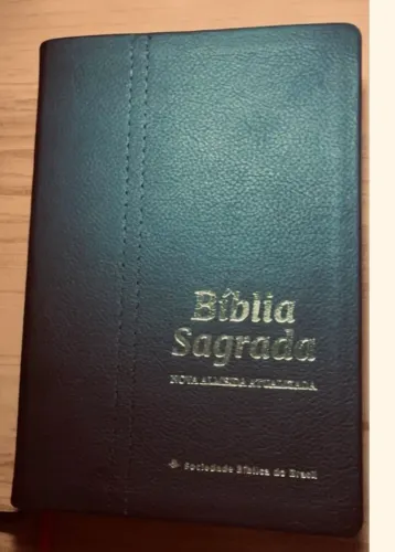 Bíblia NAA capa couro legítimo (PREÇO IMBATÍVEL)