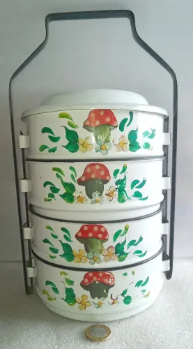 Marmiteiro antigo esmaltado.