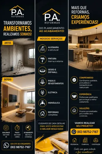 P.A reformas & Acabamentos