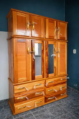Guarda roupa de casal 4 portas novo [entrega grátis]