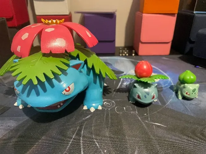 Figure Pokemon Select Bulbasaur, Ivysaur e Venusaur