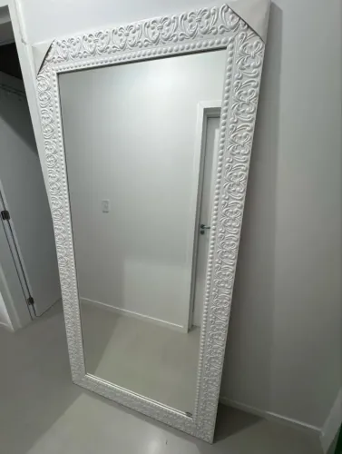 Espelho 1,80x80 moderno para closet/quarto em ótimo estado