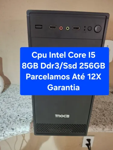Cpu Intel Core I5 1155/8GB Ddr3/Ssd 256GB - Garantia 6 Meses.