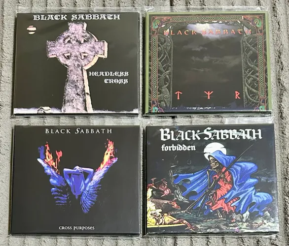 Black Sabbath Lote com 4 CDs Importados 2024 Remasters BMG