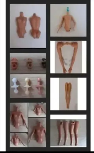 Boneca Barbie peças de reposição Mattel