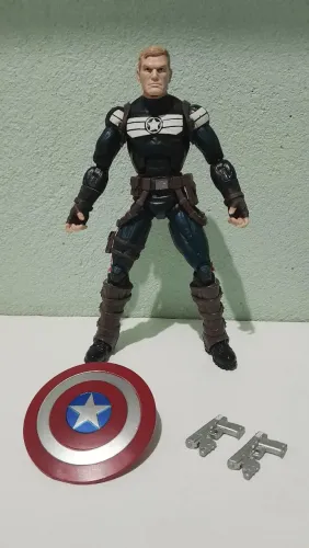 Boneco Capitão América Marvel Legends