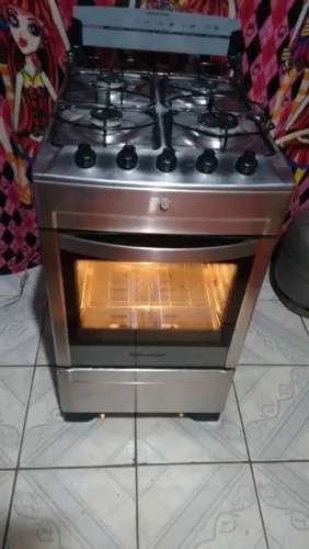 FOGÃO BRASTEMP INOX 