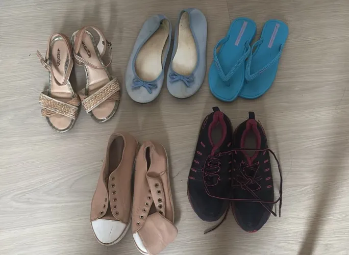 Sapatos usados