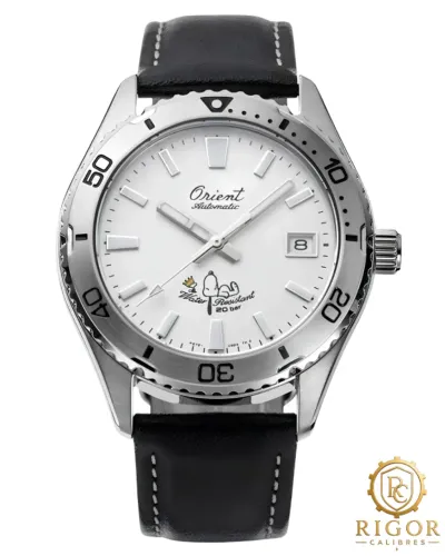 Relógio Orient Mako 40mm Snoopy 75th Anniversary Edição Limitada Kit 2 Pulseiras