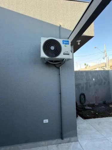 Ar condicionado quente e frio