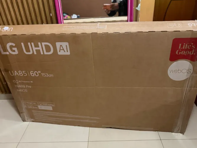 Tv smart LG 60 polegadas zera modelo ultra 4k com IA
