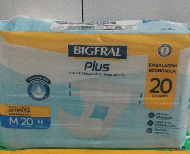 Fralda Bigfral Plus  M<br>