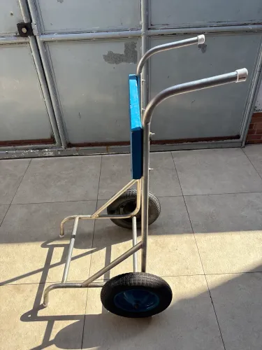 Carrinho para Motor de Popa 25HP+ em INOX 316 - Náutico