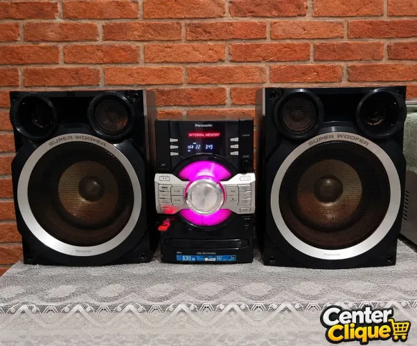 Mini Systen Panasonic 530W RMS de Potência: Retirar no Aero Rancho!