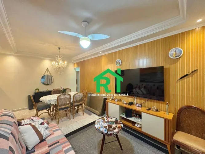Apartamento com 3 dormitórios à venda, 110 m² por R$ 650.000,00 - Pitangueiras - Guarujá/S