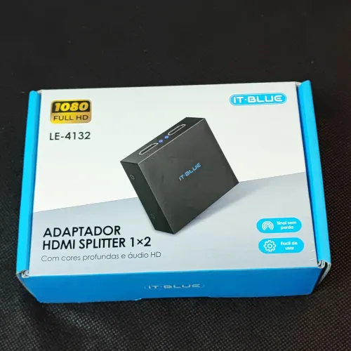 Adaptador HDMI Splitter 1x2 Full HD 1080