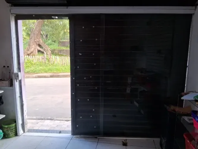 Porta de vidro para loja