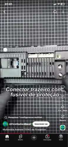 Multimídia 7 polegadas com Android