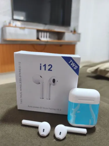 Fone de ouvido i12 TWS Bluetooth 