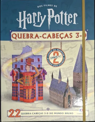 Harry Potter - Livro com Quebra-Cabeça 3D