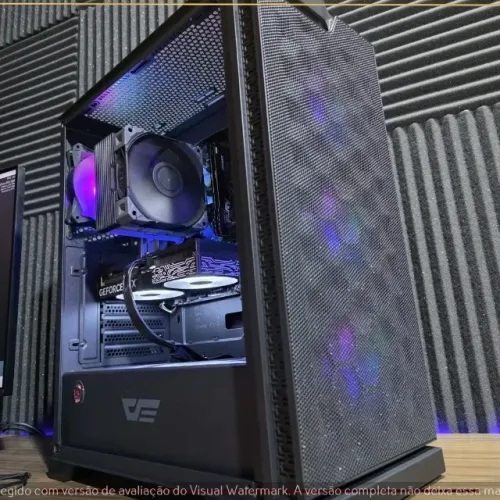 PC Gamer Ryzen 5 5600X RTX 5060 8GB 16GB DDR4 3200 SSD NVMe 1TB B450M-HDV R4.0