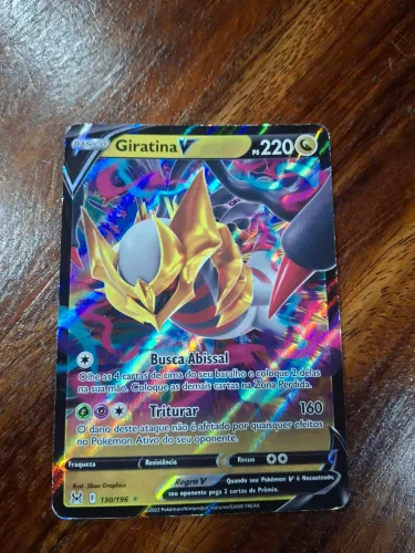 Carta pokemon giratina v ORIGINAL