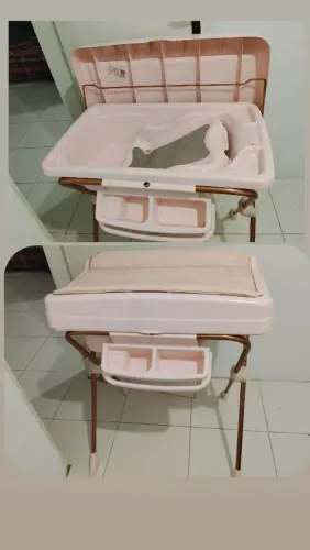Trocador com Banheira e suporte Burigotto