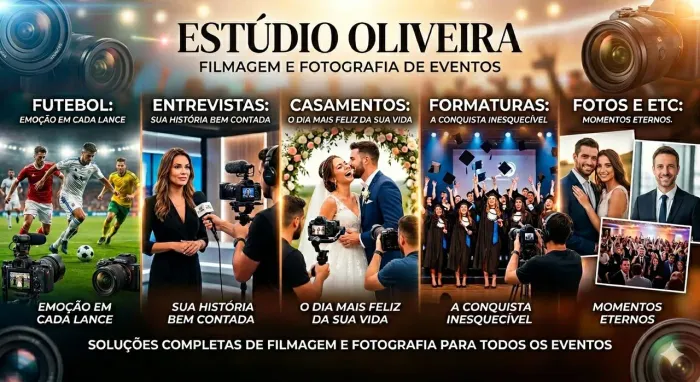 Filmagens e fotos para Eventos