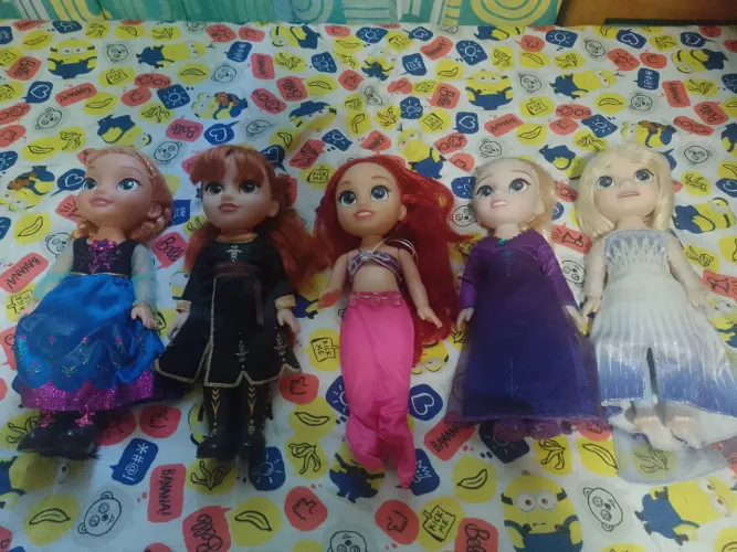 Kit bonecas princesas Disney 