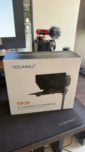Teleprompter Portátil Feelword Tp10 Câmera - Nunca Usado