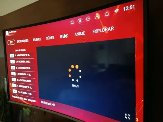 Tv Samsung 40" tela curva 