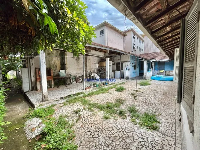 Terreno à venda com 496,30m² (22x20 ) Embaré Santos/SP