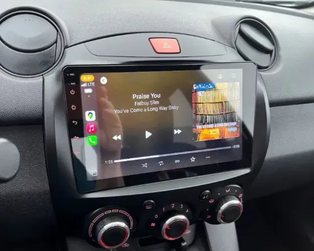 Central Multimídia Android 10 Pol 2GB 32GB CarPlay Auto