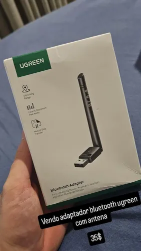 Adaptador bluetooth 5.4 ugreen com antena