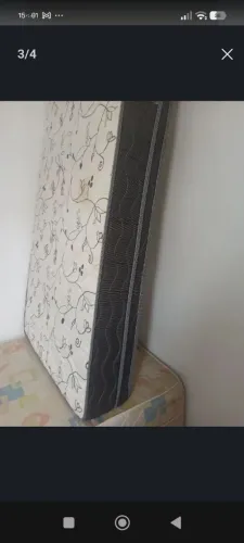 Vendo Colchão Ortopédico Solteiro Semi Novo